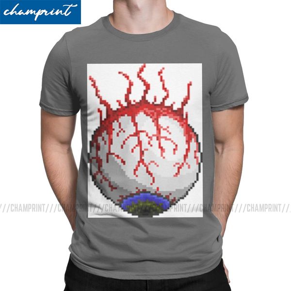 

eye of cthulhu for pure vintage crewneck terraria pixel game tees short sleeve clothes printed sport hooded sweatshirt hoodie men t shirt