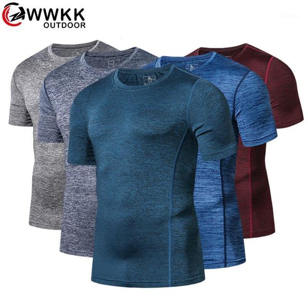 

men fashion t shirt breathable quick dry climbing hiking shirees male sport 5xl plus size fitness compression shirts1, Gray;blue