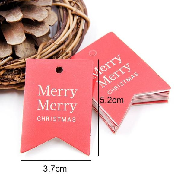 

100 шт. творческий мульти стиль рождественские серии свадьба день рождения бумажные теги diy ремесла подвеси этикетки этикетки подарочная об
