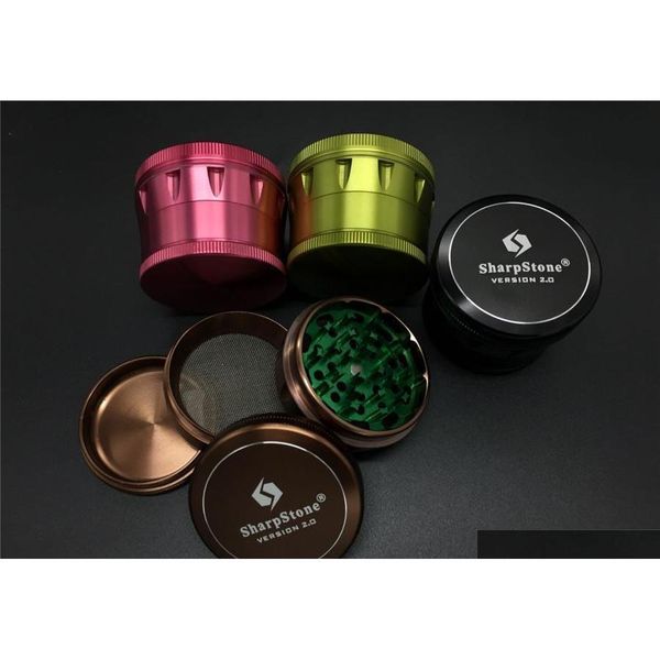 

pink cnc aluminum sharpstone grinder version 2.0 herb grinder cigarette detector with aluminium alloy scraper ha jllcyx homeindustry