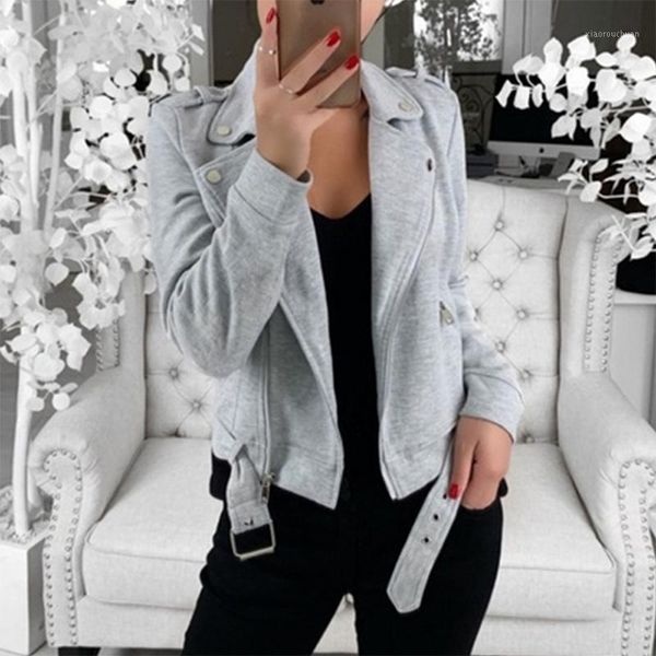 

women jackets casual streetwear cool ladies leather zipper biker outwear flight womens plus size basic jacket coats femme1, Black;brown