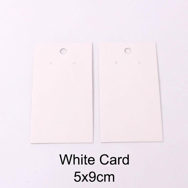 

50pcs/lot earrings and necklaces display cards cardboard earring packaging hang tag card ear studs paper card jewelry wholesale q sqcmmn, Black