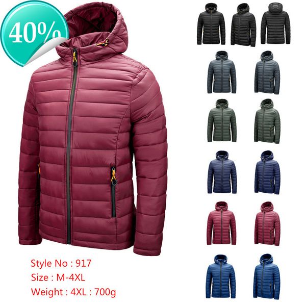 

men's winter warm outdoor down jacket fashion k764ac, Black