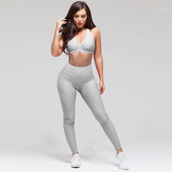 

yoga outfits 2021 pants fitness sports leggings jacquard female running trousers high waist tight pants1, White;red