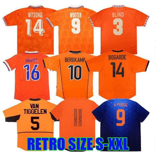 

netherlands retro soccer jersey 2012 2000 2002 1998 1995 1996 1988 holland retro football shirts bergkamp rijkaard gullit van basten, Black;yellow