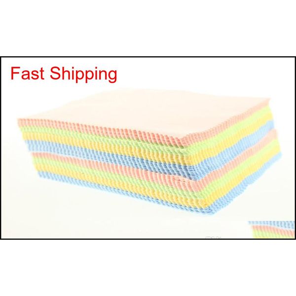 

100pcs/lot 4 color 13x13cm microfiber cleancloth eye glasses cleaning cloth screen lens cloth customize qylplk homes2011