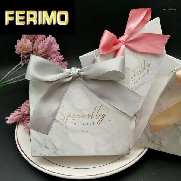 

gift wrap 50pcs grey marble lines candy bag box for party table decoration/event supplies/wedding favours boxes1