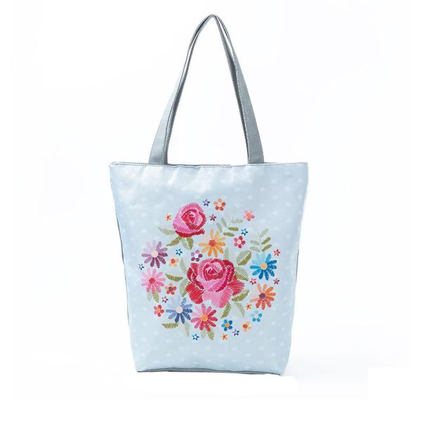 

selling fashion women bag cartoon prints canvas zipper women handbags bag casual large capacity shoulder