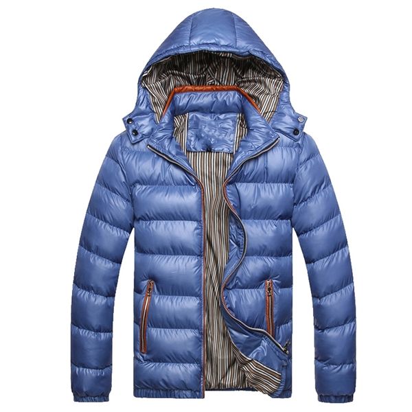 Мужские зимние куртки с капюшоном повседневные Parkas мужские пальто толстые термальные блестящие пальто Slim Fit Brand одежда 7xL 201203