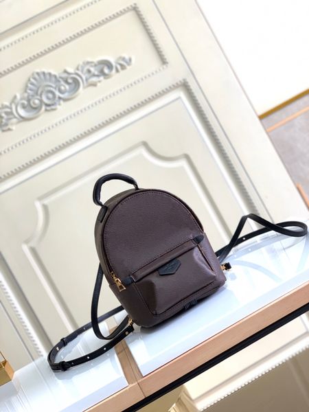 

classic 5a m44873 women backpack genuine leather mini shoulder bag casual backpacks crossbody bag totes parisdesignbag