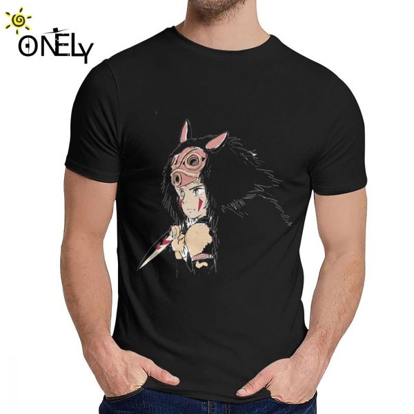 

горячие продажи мононоке аниме japenese tee для man удивительный tee shirt вокруг шеи спорта толстовка с капюшоном толстовка