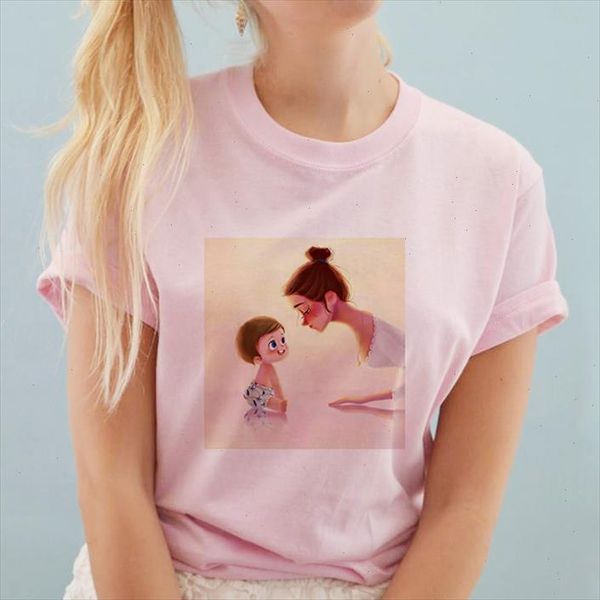 

kpop style harajuku summer women t shirt casual white pink short sleeve t shirt mother love kawaii ulzzang female moda