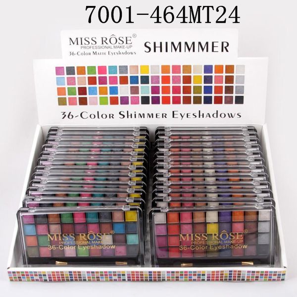 

miss rose 36 color pearly lustre matte eyeshadow industry makeup multi-color eyeshadow compact display box