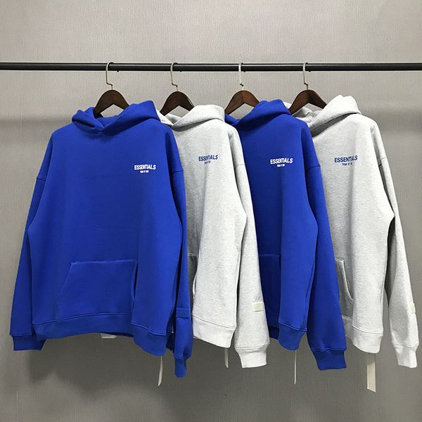 

fashion trend la s-xl god high essentials limited joint fear hoodie street brand loose fog street sweater designer blue of clrq, Black