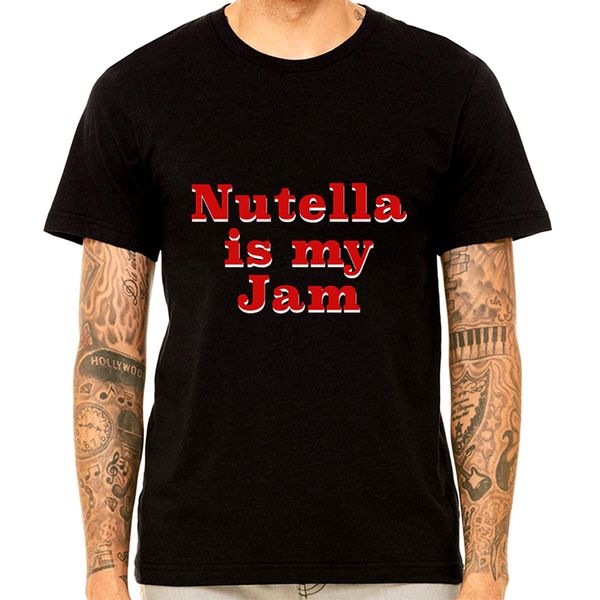 

nutella kawaii печати harajuku ullzang мода графический симпатичный мультфильм tshirt корейский топы тис мужчины толстовка с капюшоном балах