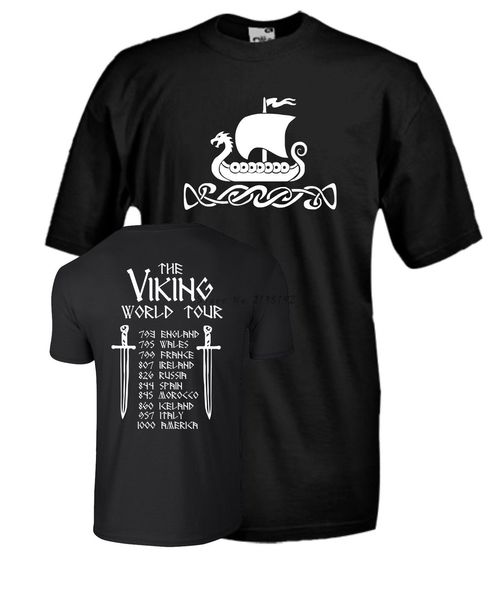 

new vikings world tour t shirt men anmie pattern fashion t shirt men's tees sport hooded sweatshirt hoodie