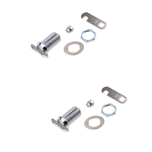 

2 pieces 30mm keyless thumb turn lock uiversal for car cabinet desk drawer