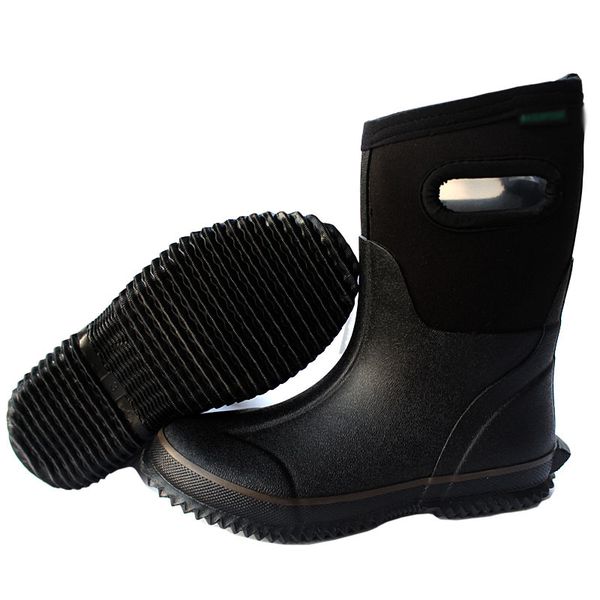 

snow boots factory wholesale 2020 new ladies rainshoes easy bringing outdoor rain shoes boots rainshoes outdoor shoes 34-39, Black