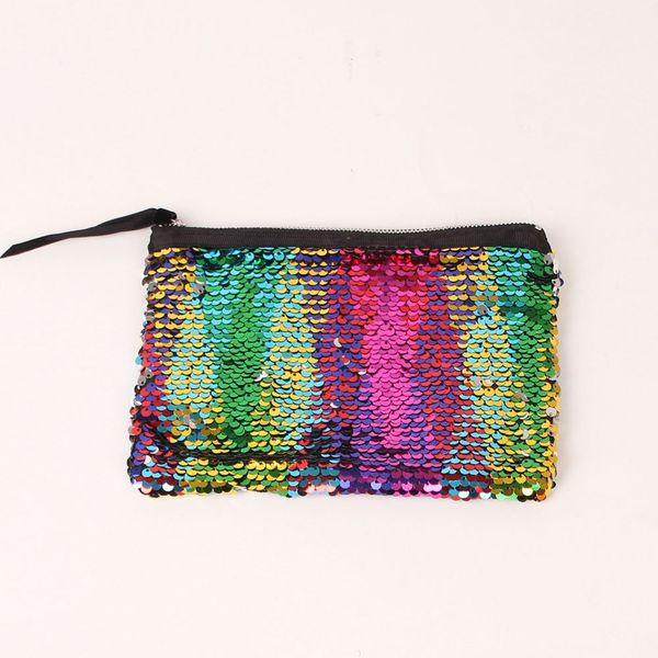 

sequin clutch bag mermaid sequin purse mermaid makeup bags cosmetic bag glitter sequins coin bags