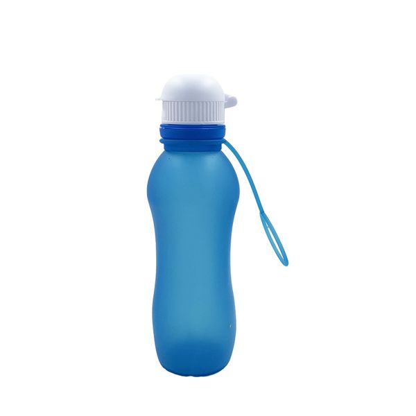 

sports water bottle silica gel folding kettle outdoor sport travel portable multi colors water cups new arrival 15 7lj l1