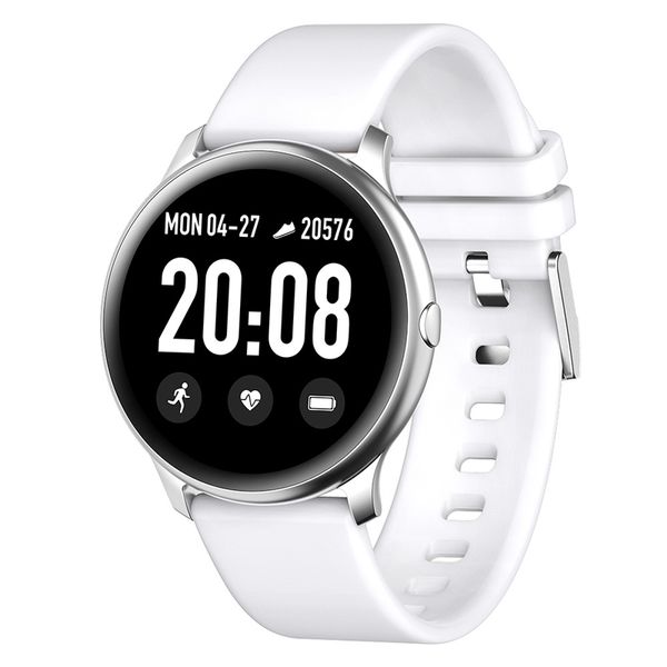 KW19 Universal Smart Watchs Wristband Tracker Cancelleria Monitoraggio BT Chiama uomo Donne Bracciale per la pressione del sangue Sleep Fitness con scatola di vendita al dettaglio