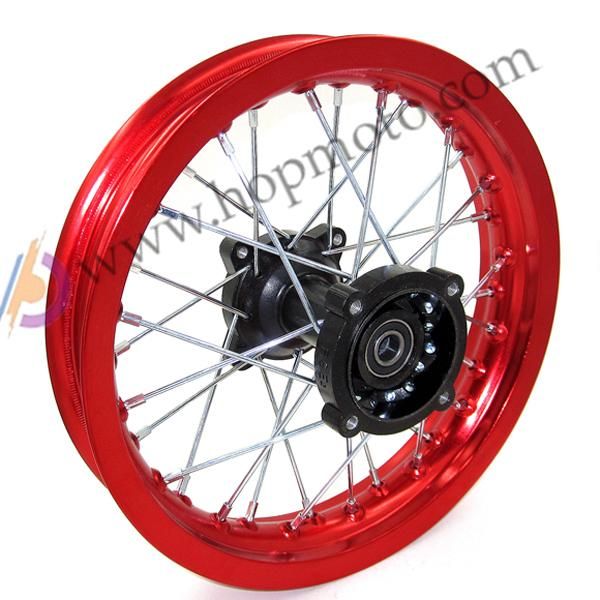 

12mm or 15mm rear 1.85-12 inch 6000 aluminum alloy back wheel rim pit pro trail dirt bike redpit bike parts red colour