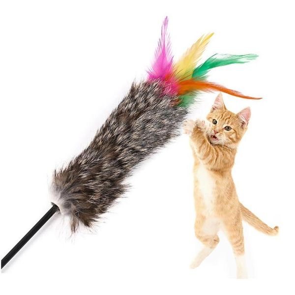 

legendog 1pc colorful cat teaser plastic cat play toy cat stick toy interactive toys for pet supplies rand jllcly