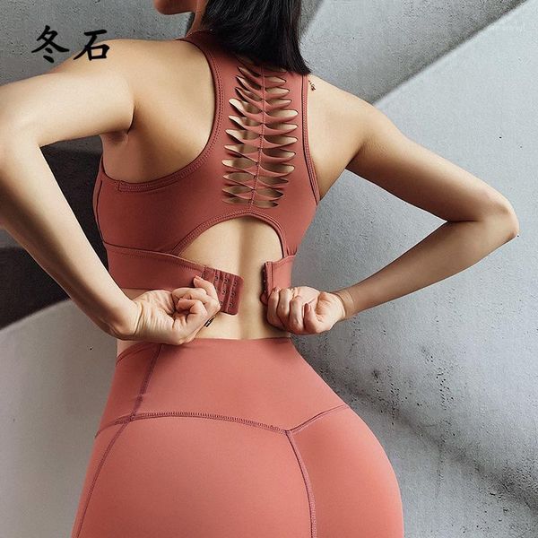 

women hollow out yoga bra beauty back cross shockproof sports bras gym quick drying running sports underwear1, White;black