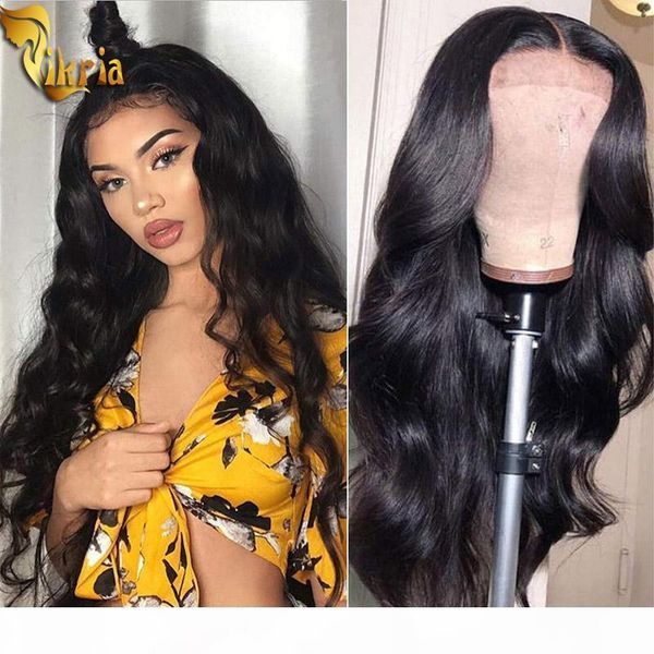 

full lace wigs human hair body wave lace front wig remy hair with baby hair pre plucked hairline unprocessed brazilian malaysian peruvian, Black;brown