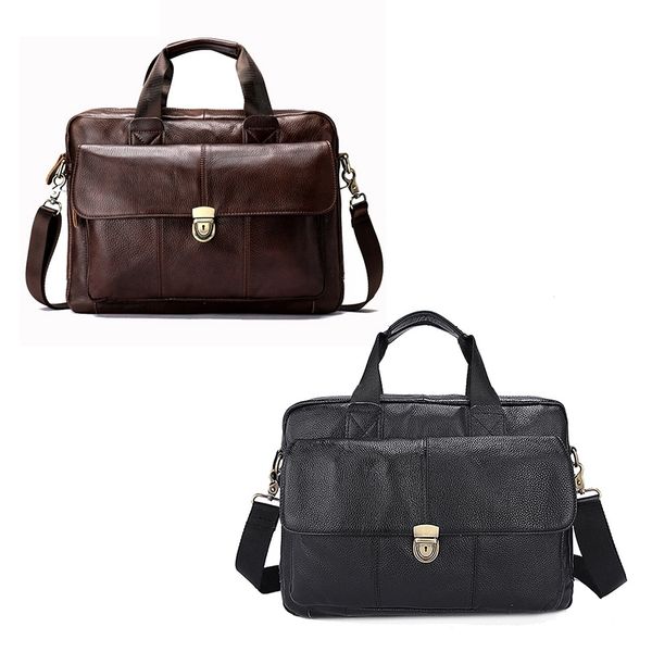 

mva business laptote bag fashion casual briefcase coffee