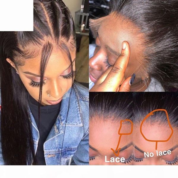 

fabwigs 5x5 hd closure wig 150 density 5x5 hd lace closure wig straight 13x6 lace frontal wigs transparent wigs, Black;brown