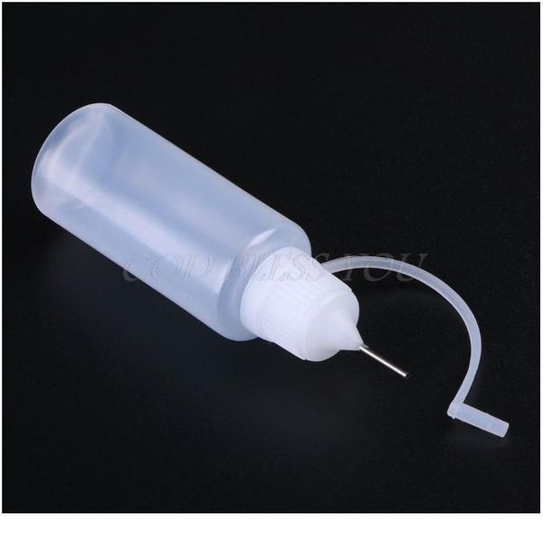 

1pcs 10-50ml empty plastic needle tip childproof cap dropper liquid juice bottles drop shipping 1pcs bbygrx
