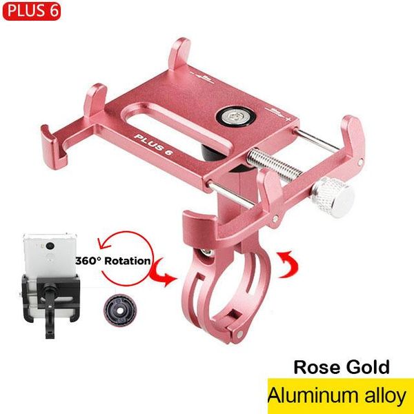 

new rainbow bicycle cell mobile phone holder aluminum moto mobile support bike motorcycle phone holder for bike phone stand wmtard hwjh