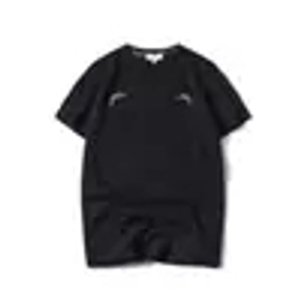 

mens designer shirt summer style tshirts embroidery with letters printing loose tees trend short sleeve casual shirts asian size s-xxl 6 8r, White;black