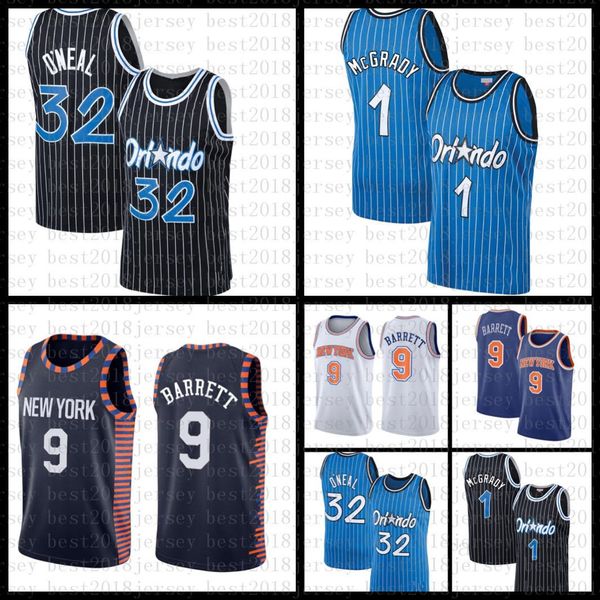 

2021 new basketball jersey orlando magic mens new york knicks 32 o'neal rj 9 barrett patrick 33 ewing penny 1 hardaway, Black;red