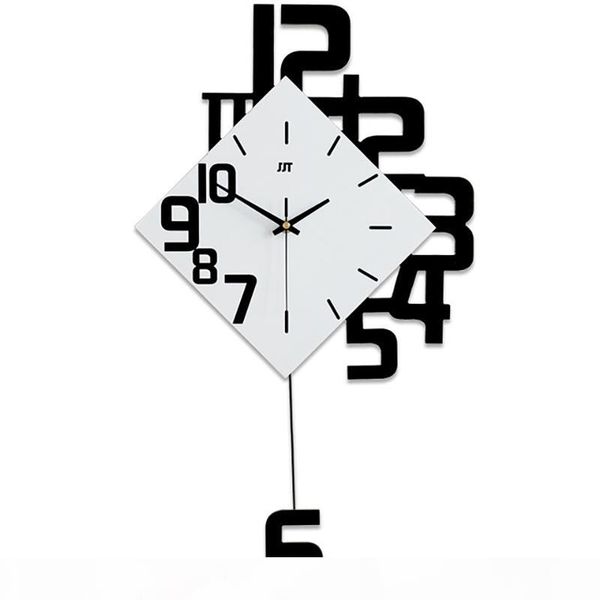 

personalized digital clock fashion european style living room wall clock wooden home decorative wall chart