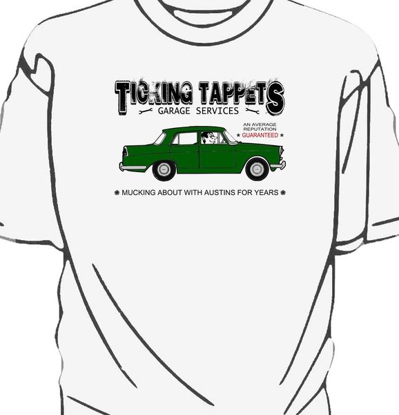 

summer pop man 'ticking tappets garage services' shirt classic british car fans a110 westminster design sport sweatshirt hoodie t