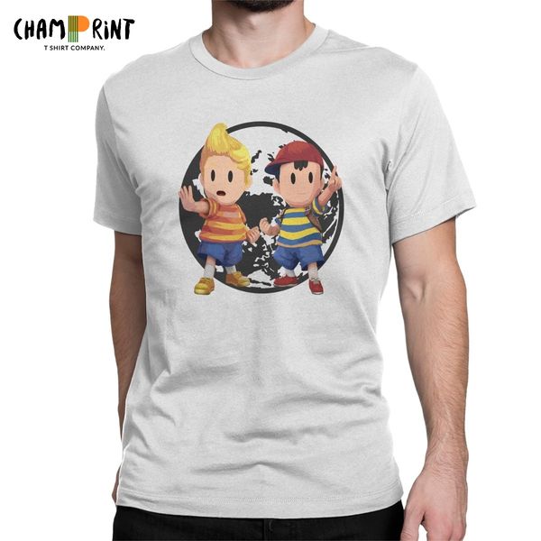 

men's ness and lucas awesome tees short sleeve earthbound mother rpg round neck 4xl 5xl 6xl sport hooded sweatshirt hoodie men t shirt