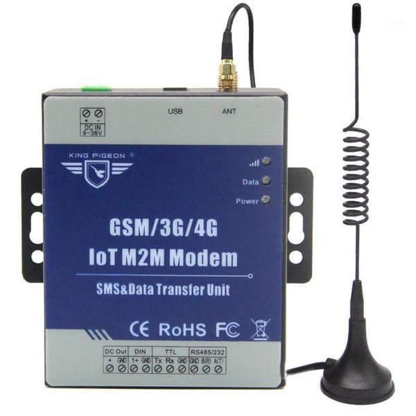 

alarm systems iot m2m modem gsm 3g 4g dtu supports programmable handshake message transparent transferring sms withl rs485 port d2231