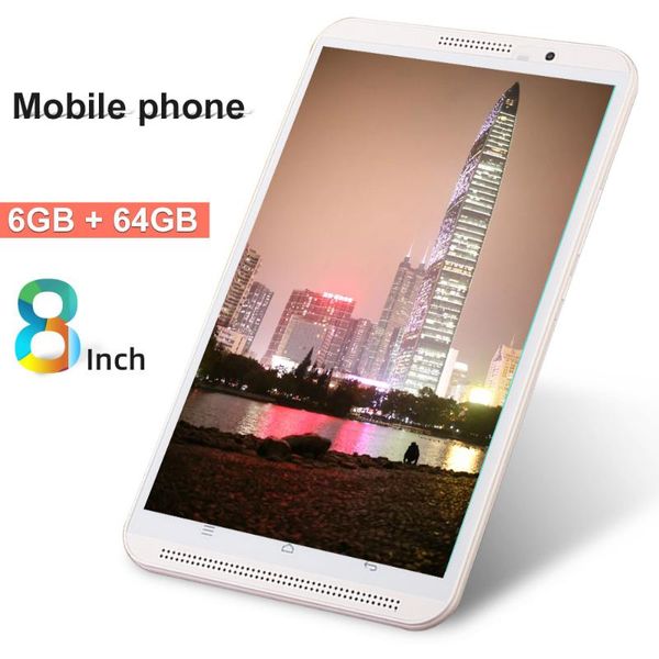 

tablet pc 8 inch original 4g phone call 6g+64g android 9.0 octa core 3g lte mobile tablets dual sim wifi bluetooth gps