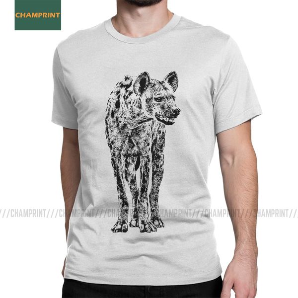 

men's spotted hyena animal africa safari wilderness furry crazy short sleeve tees 4xl 5xl sport hooded sweatshirt hoodie men t shirt