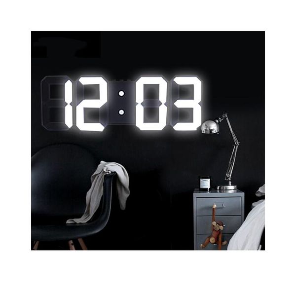 

anpro 3d large led digital wall clock date time celsius nightlight display table deskclocks alarm clock from liv wmtldm