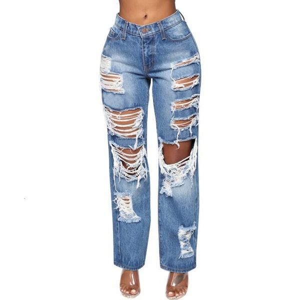

womens ladies skinny bule ripped casual slim fit cool denim cotton jeans skinny faded ripped casual slim fit cool denim jeans, Blue