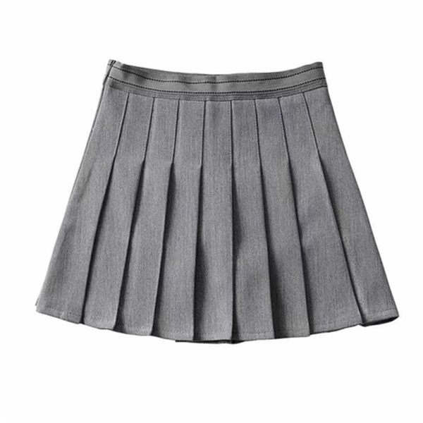 

dark 2021 new goth plied mini skirt winter woman clothes vintage vrr8 v4i7, Black