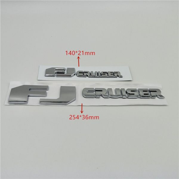 

2 size for toyota fj cruiser rear trunk lid emblem side door fender logo decal