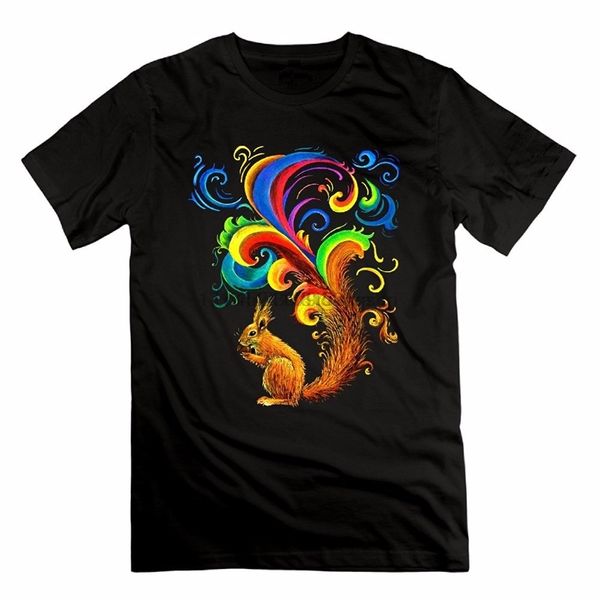 

new fashion mens brand clothing thick psychedelic squirrel casual funny print streetwear sport hooded sweatshirt hoodie t shirt
