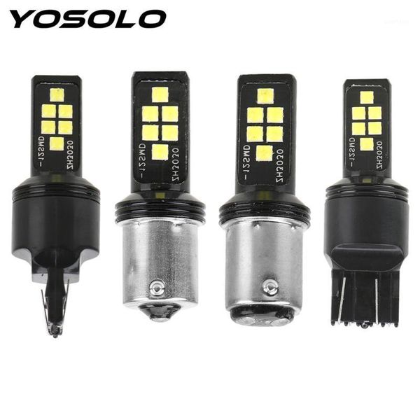

t20 w21w 7440 1156 p21w ba15s 12 led w21/5w 7443 signal lamp universal 1157 p21/5w bay15d auto brake light car reserve lamps1
