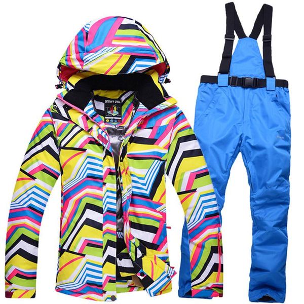 

skiing jackets winter -30 ski suit women jacket pants super warm for waterproof snow sets breathable snowboard