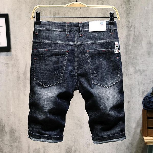 

nice arrive shorts men jeans brand-clothing retro nostalgia denim bermuda short for man blue jean size 29-371