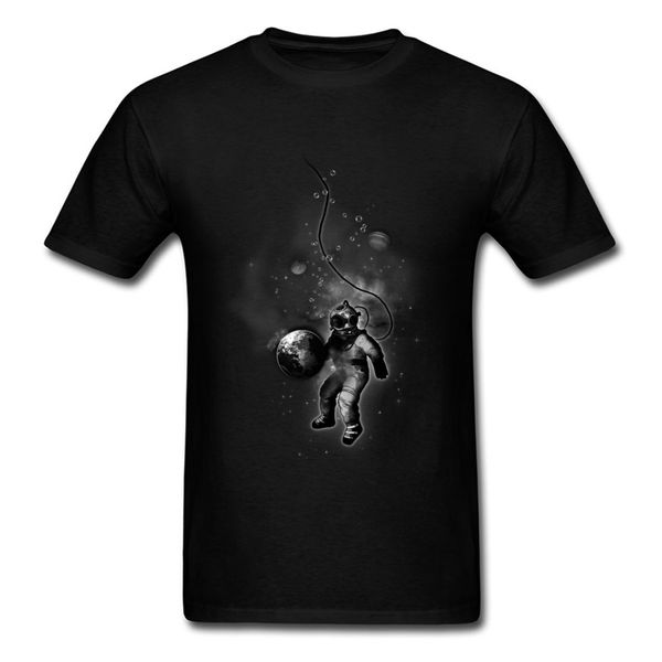 

brand deep sea space diver astronaut short sleeve men print 3d 100% cotton man hoodie designers t shirts sweatshirt
